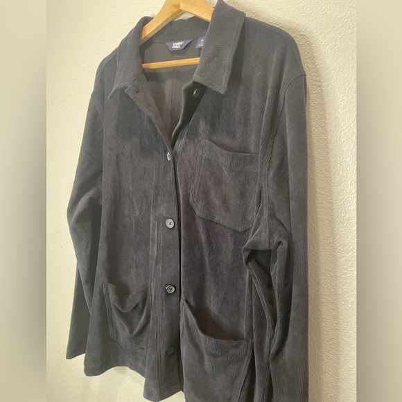 Lands' End Black Core Chore Button-Front Jacket Size XL - Picture 5 of 8